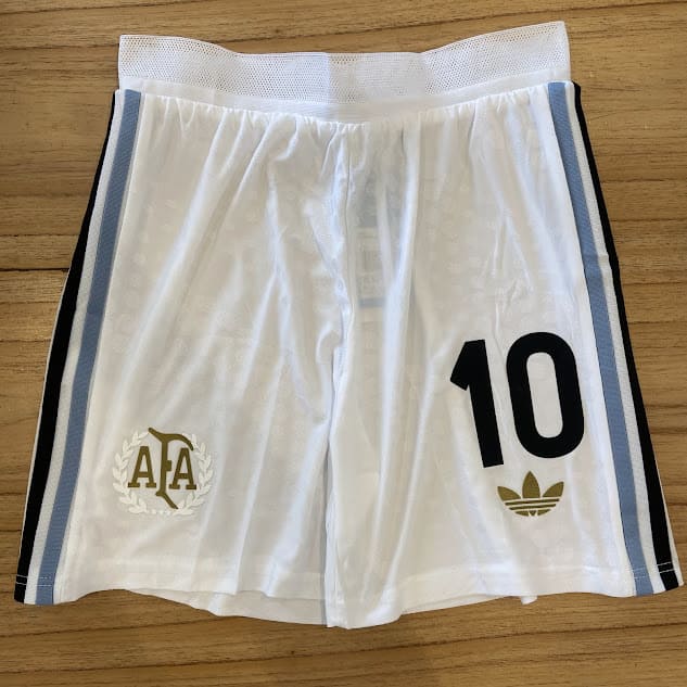 SHORT ARGENTINA BLANCO - ANIVERSARIO 50 - NUMERO 10