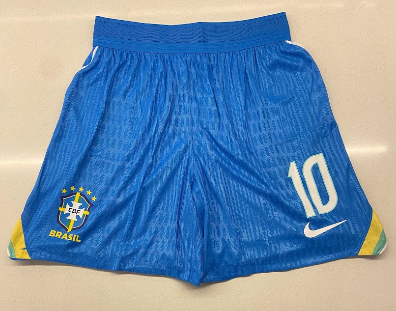 SHORT BRASIL AZUL - MUNDIAL 2026 - NUMERO 10