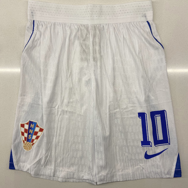 SHORT CROACIA BLANCO - MUNDIAL 2026 - NUMERO 10