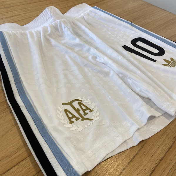SHORT ARGENTINA BLANCO - ANIVERSARIO 50 - NUMERO 10 2