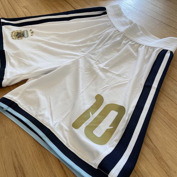 SHORT ARGENTINA BLANCO - MUNDIAL 2026 - NUMERO 10 3