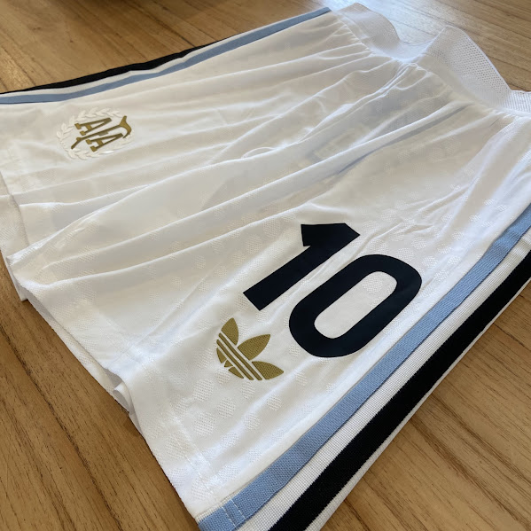 SHORT ARGENTINA BLANCO - ANIVERSARIO 50 - NUMERO 10 3