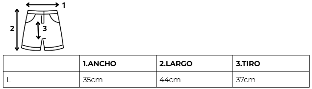 Tabla de talles SHORT REAL MADRID AZUL OSCURO - 25/26 - 30